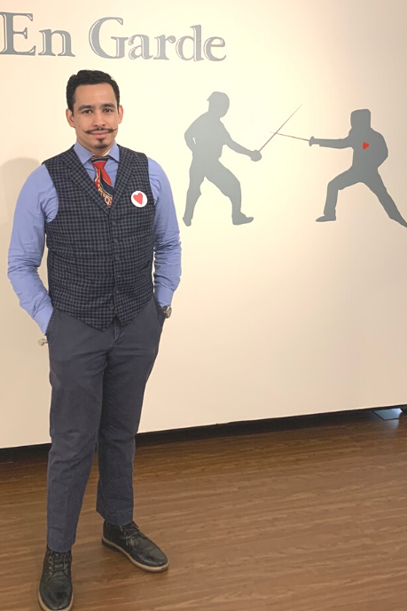 Alberto Perez-Rueda at En Garde exhibition