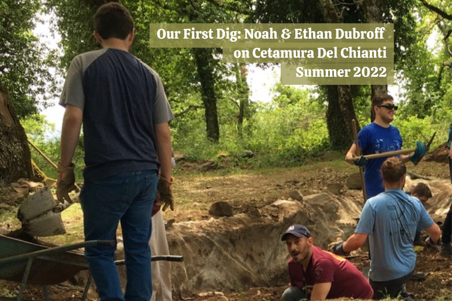 Ethan and Noah Dubroff at Cetamura